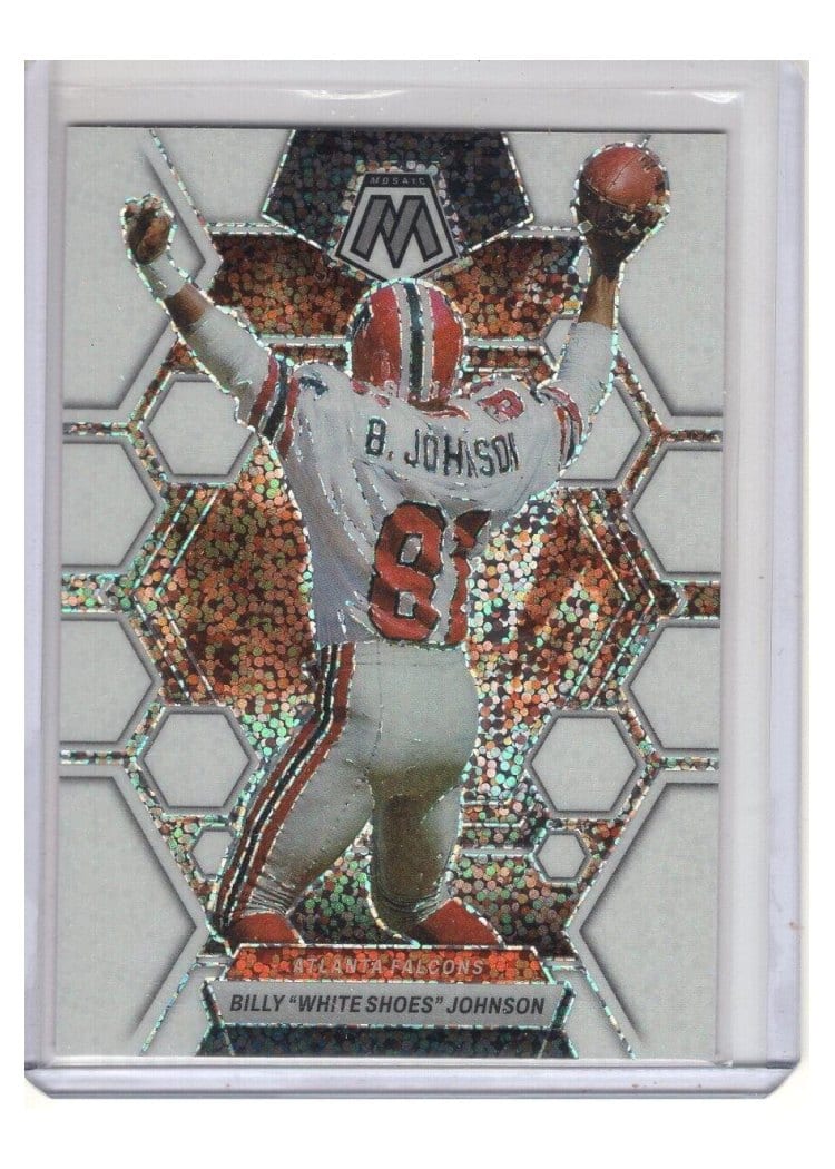 2023 Panini Mosaic Base Set Billy "White Shoes" Johnson White Sparkle #11 card