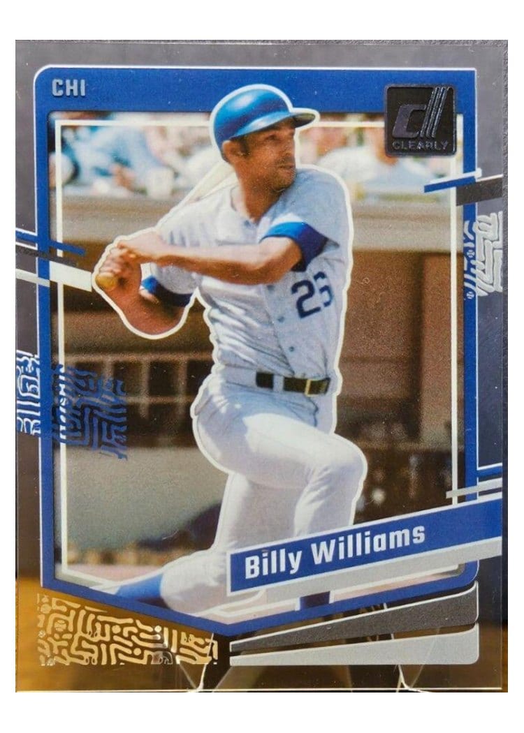 2023 Panini Chronicles Clearly Donruss Billy Williams #20 card