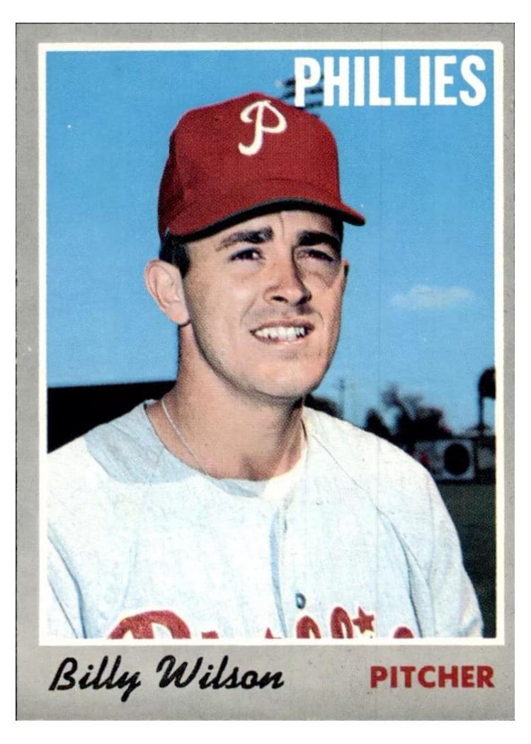 1970 Topps Billy Wilson #28 card