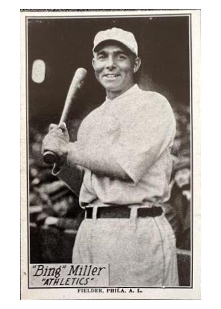 1929 R315 Bing Miller card