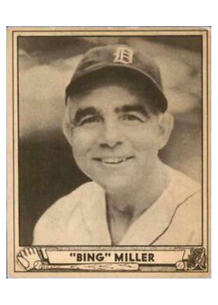 1940 Play Ball Bing Miller #137 card
