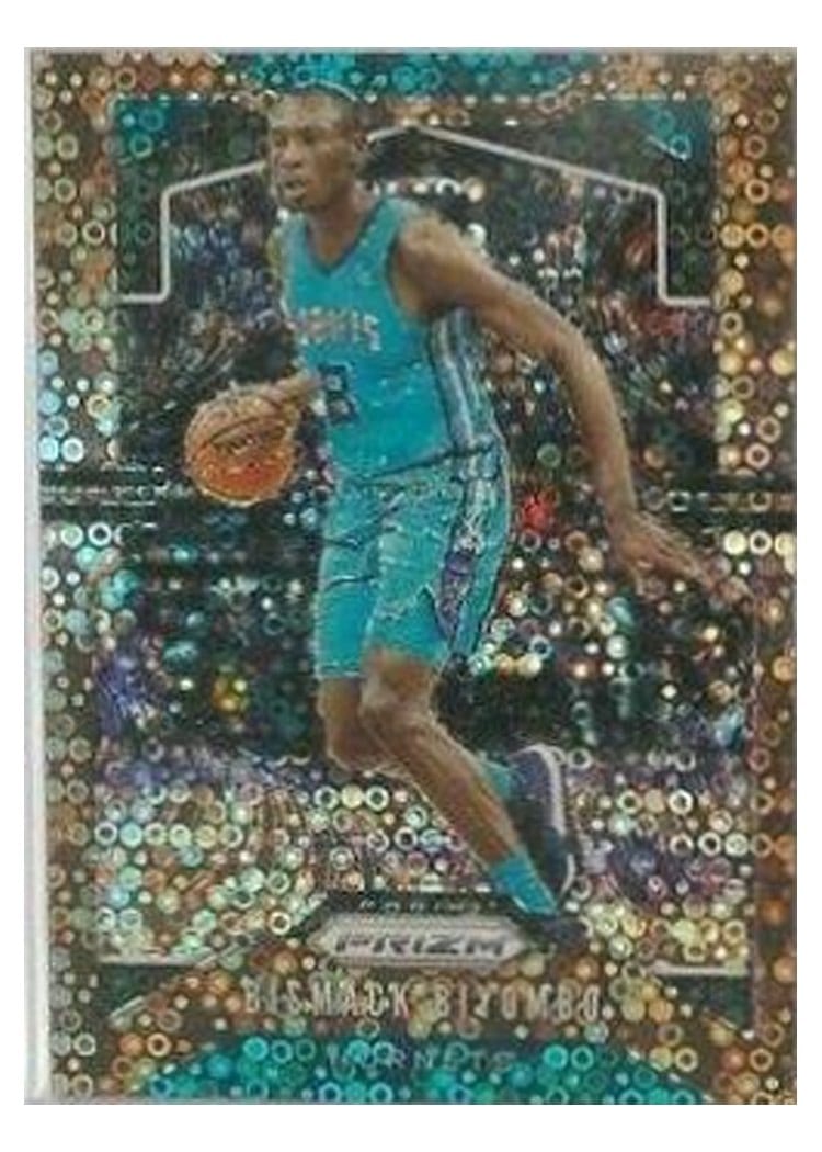 2019-20 Panini Prizm Base Set Bismack Biyombo Fast Break Prizm Bronze #58 card