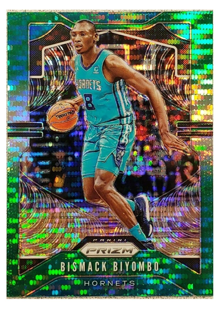 2019-20 Panini Prizm Base Set Bismack Biyombo Green Pulsar #58 card