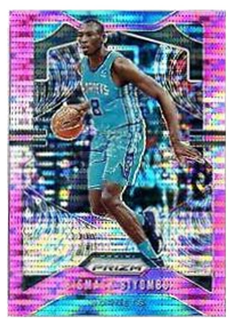 2019-20 Panini Prizm Base Set Bismack Biyombo Pink Pulsar Prizm #58 card