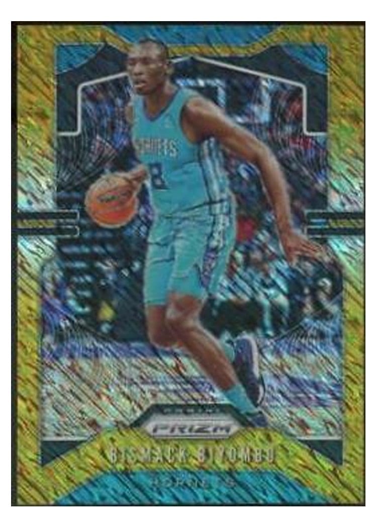 2019-20 Panini Prizm Base Set Bismack Biyombo Gold Shimmer Prizm #58 card