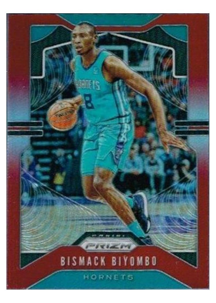 2019-20 Panini Prizm Base Set Bismack Biyombo Red Prizm #58 card
