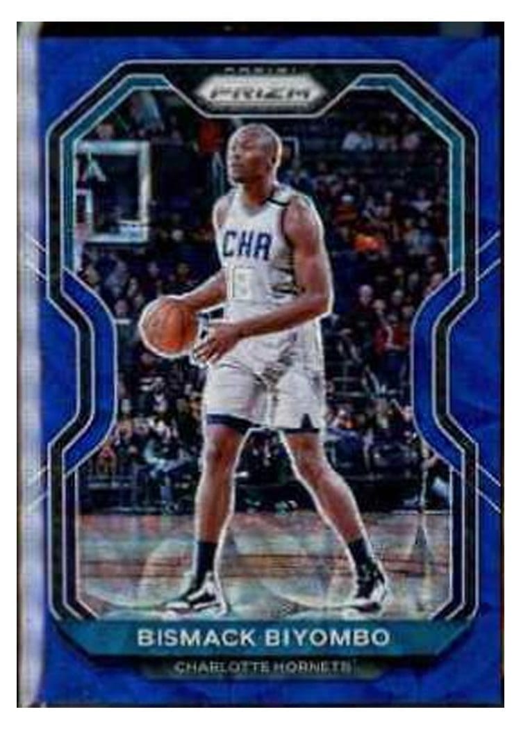 2020-21 Panini Prizm Base Set Bismack Biyombo Choice Blue Prizm #65 card
