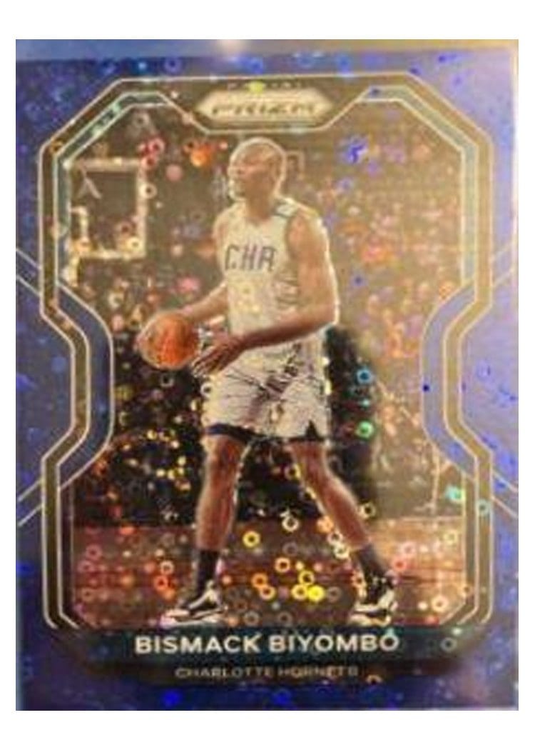 2020-21 Panini Prizm Base Set Bismack Biyombo Fast Break Blue Prizm #65 card