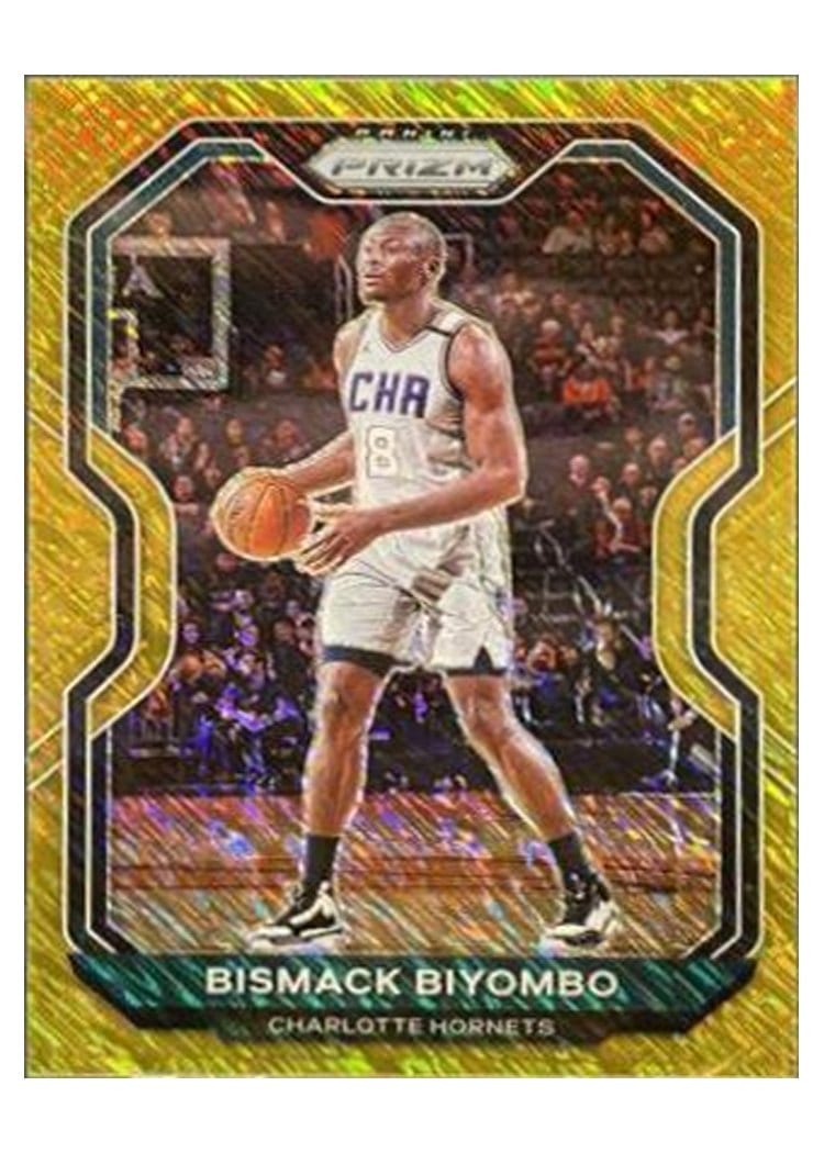 2020-21 Panini Prizm Base Set Bismack Biyombo Gold Shimmer Prizm #65 card