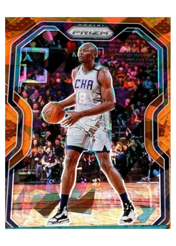 2020-21 Panini Prizm Base Set Bismack Biyombo Orange Ice Prizm #65 card