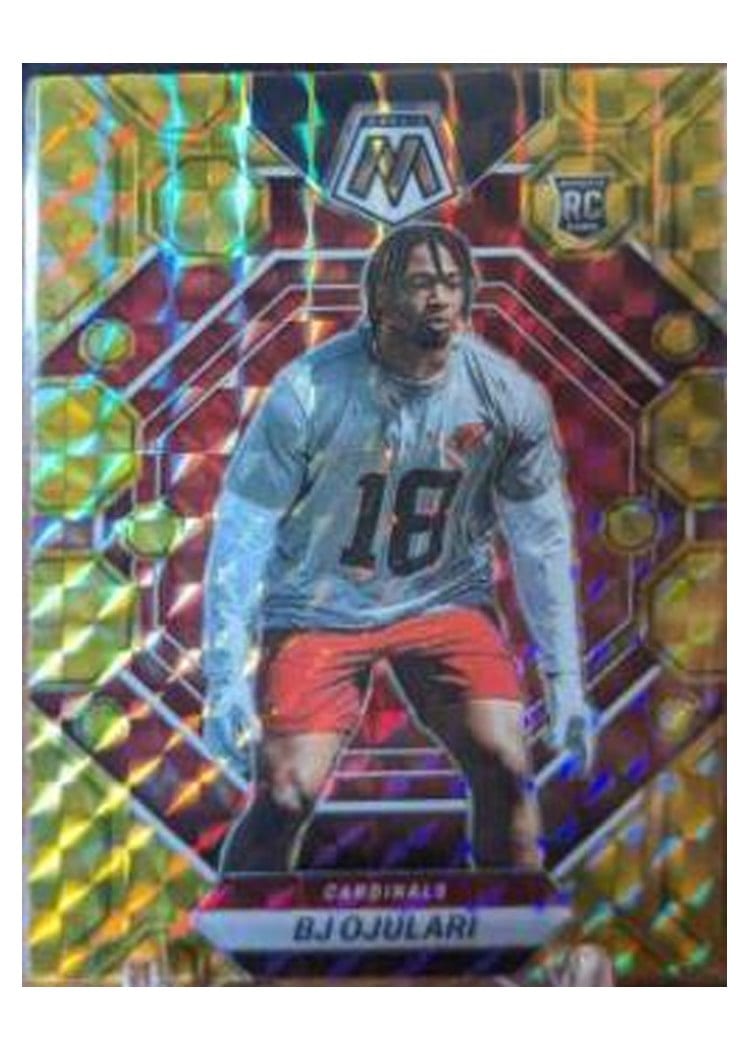 2023 Panini Mosaic Base Set BJ Ojulari Reactive Yellow #285 card