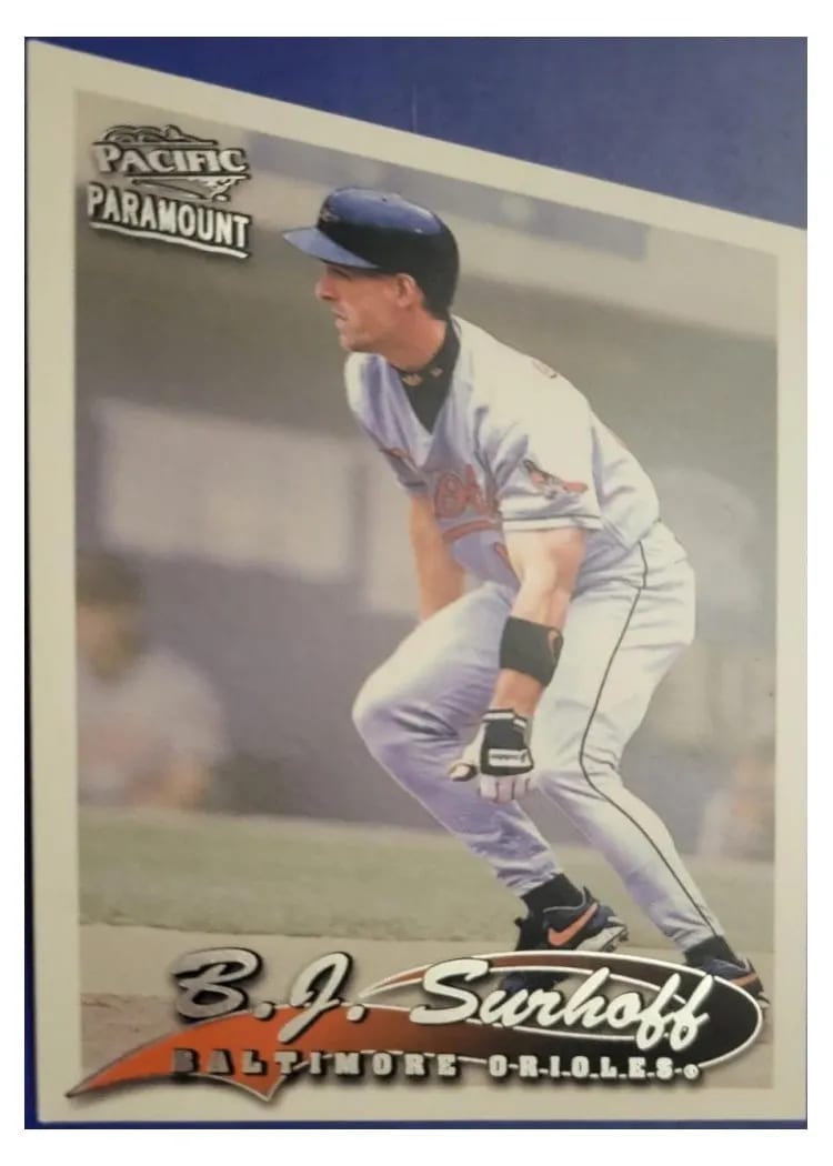 1999 Pacific Paramount BJ Surhoff #37 card