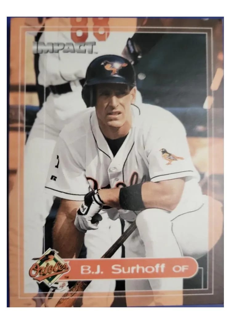 2000 Fleer Impact BJ Surhoff #98 card
