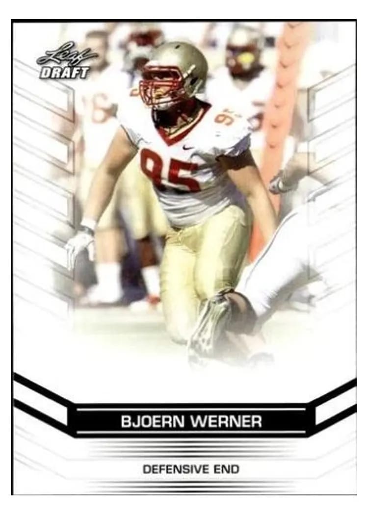 2013 Leaf Draft Bjoern Werner #6 card