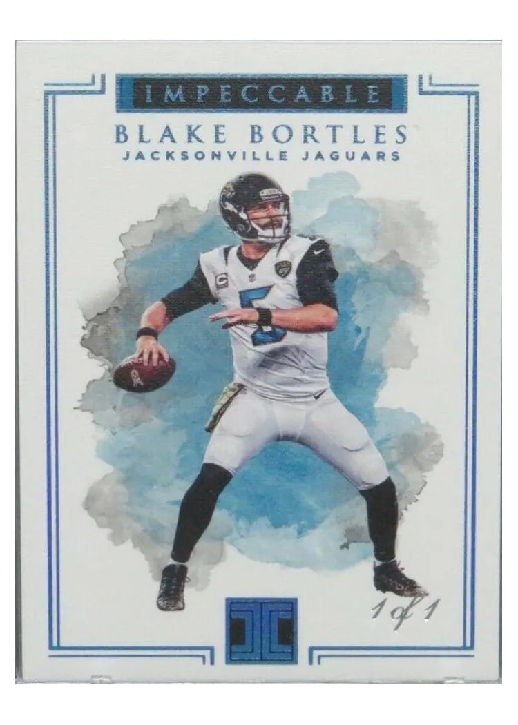 2017 Panini Impeccable Blake Bortles #33 card