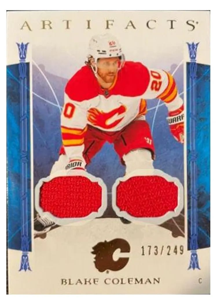 2022-23 Upper Deck Artifacts Base Set Blake Coleman #8 card
