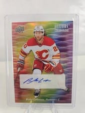 2023-24 Upper Deck Allure Color Flow Full Rainbow Auto Blake Coleman #CFA-BC card