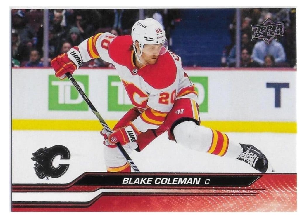 2023-24 Upper Deck Base Set Blake Coleman #521 card