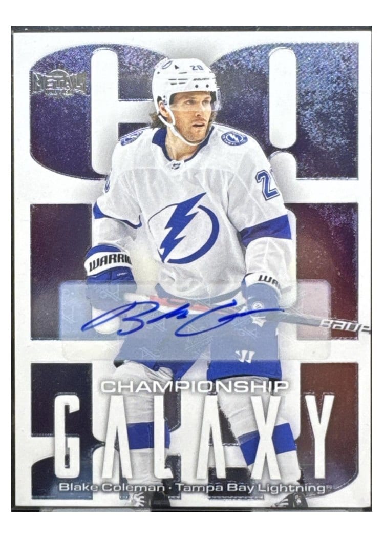 2025-26 SkyBox Metal Universe Championship Galaxy Auto Blake Coleman #CG-23 card