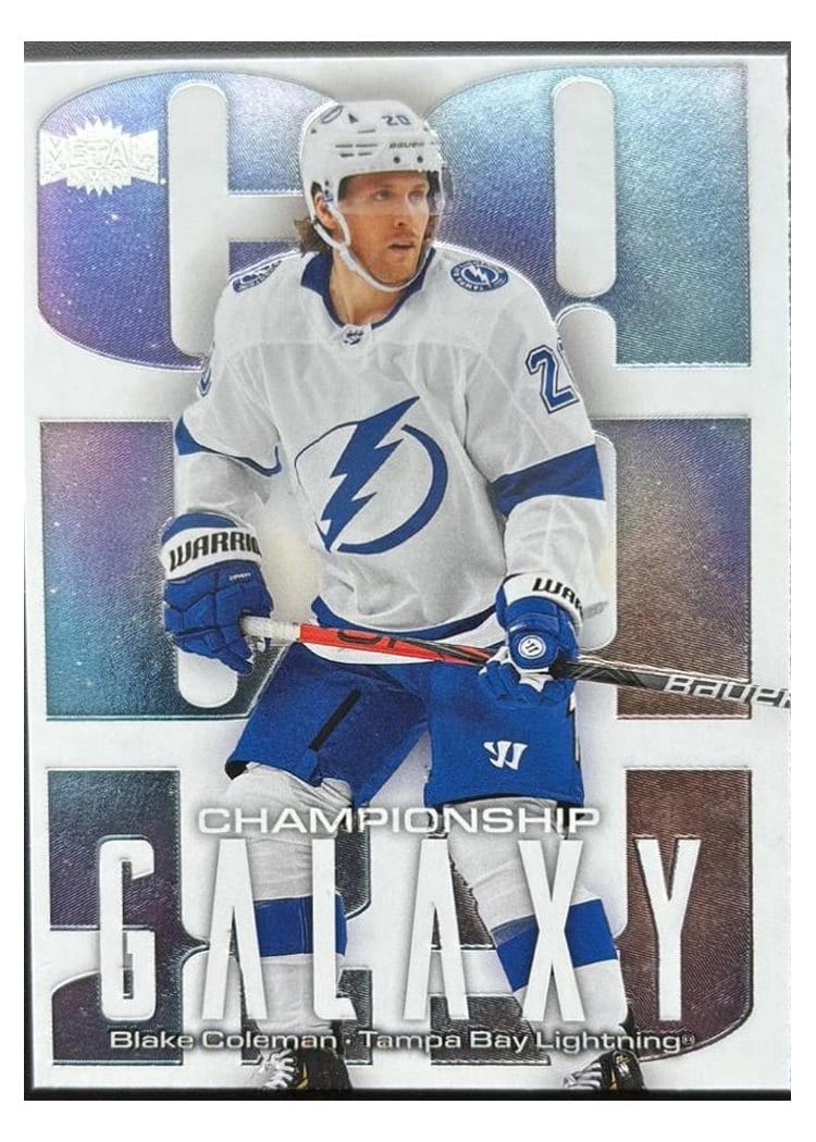 2025-26 SkyBox Metal Universe Championship Galaxy Blake Coleman #CG-23 card
