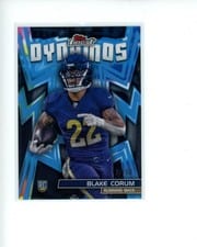 2024 Finest Dynamos Blake Corum #DYN-4 card