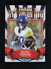 2024 Finest Main Attraction Blake Corum #MA-4 card