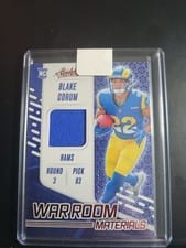 2024 Panini Absolute War Room Materials Blake Corum #WRM-BCM card