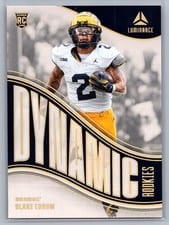 2024 Panini Luminance Dynamic Rookies Blake Corum #DR-BCM card