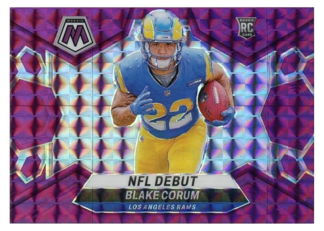 2024 Panini Mosaic Base Set Blake Corum Purple #278 card