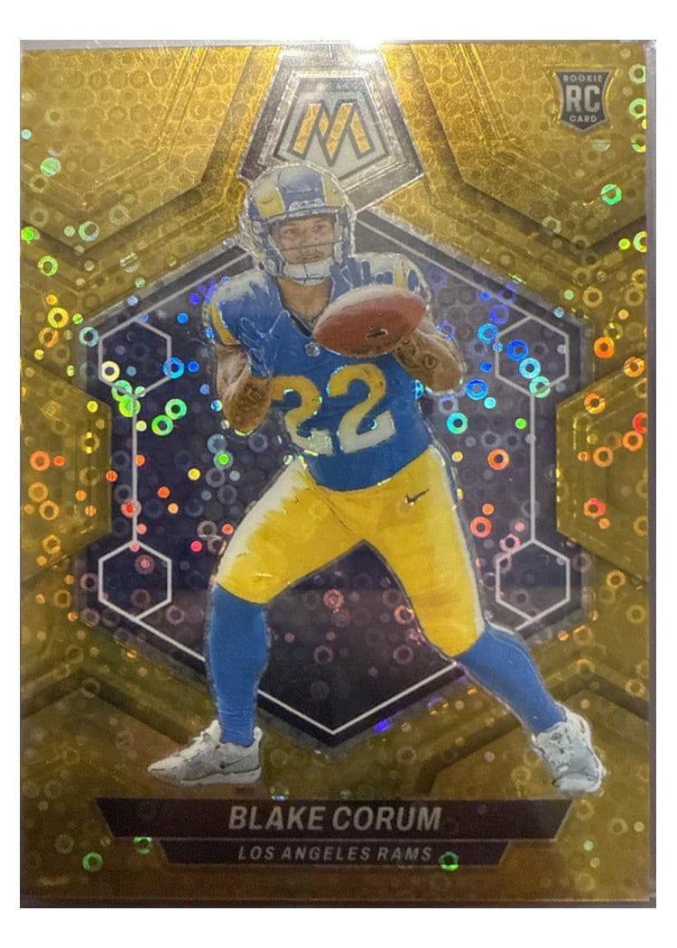 2024 Panini Mosaic Base Set Blake Corum Gold #368 card