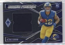 2024 Panini Phoenix Rookie Phenom Jersey Blake Corum #RPJ-BCM card