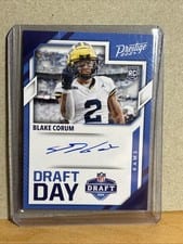 2024 Panini Prestige Draft Day Signatures Blake Corum #DDS-BCM