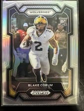 2024 Panini Prizm Draft Picks Base Set Blake Corum #128 card