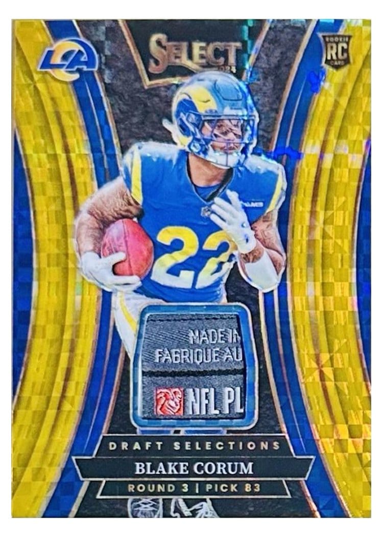 2024 Panini Select Base Set Blake Corum #9 card