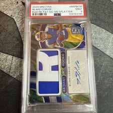 2024 Panini Spectra Radiant Rookie Patch Signatures Blake Corum #RRP-BCM card