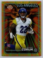 2024 Topps Chrome Radiating Rookies Blake Corum #RR-18 card