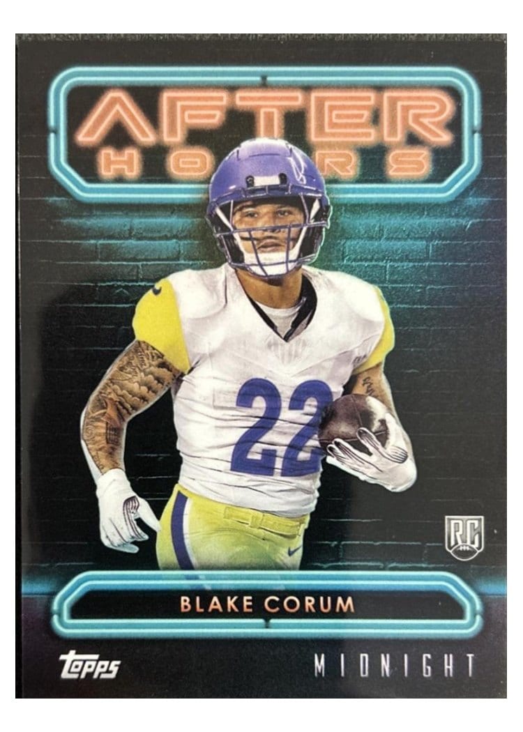 2024 Topps Midnight After Hours Blake Corum #AH-16 card