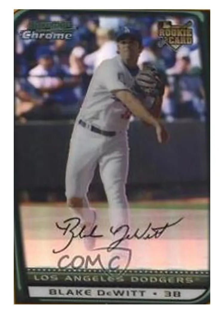 2008 Bowman Chrome Draft Blake DeWitt #BDP15 card