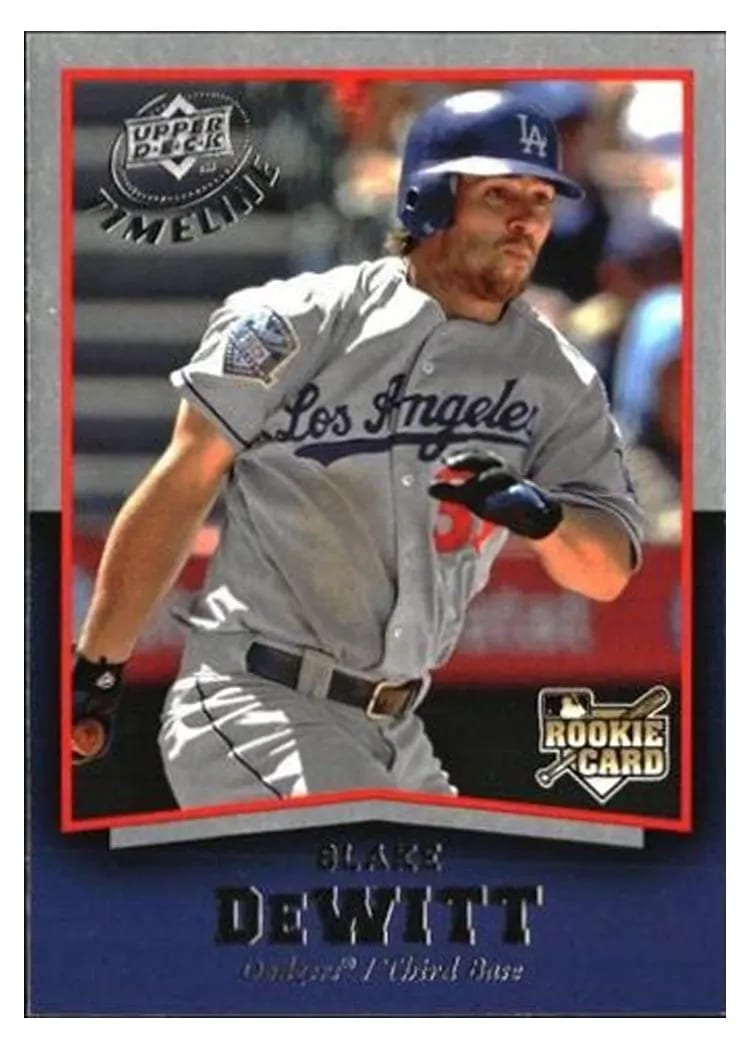 2008 Upper Deck Timeline Blake DeWitt #56 card