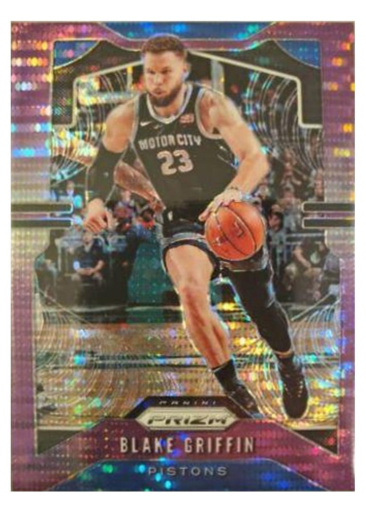 2019-20 Panini Prizm Base Set Blake Griffin Purple Pulsar Prizm #91 card