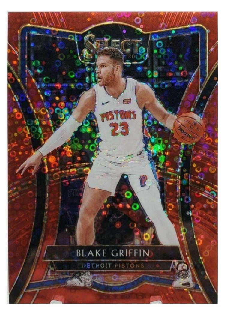 2019-20 Panini Select Base Set Blake Griffin Red Disco Prizm #172 card