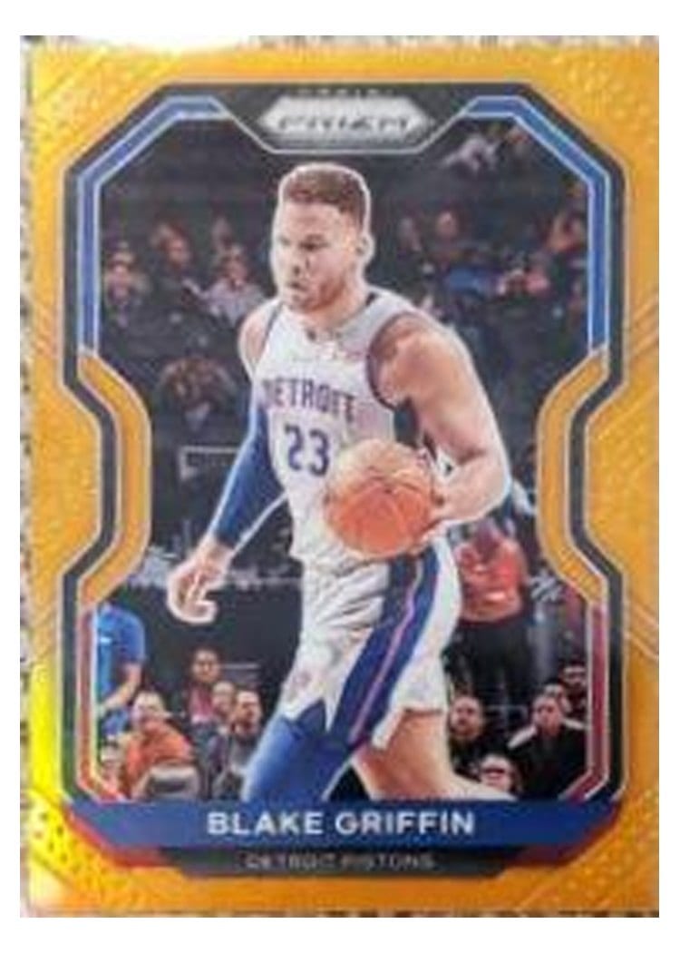 2020-21 Panini Prizm Base Set Blake Griffin Orange Prizm #62 card