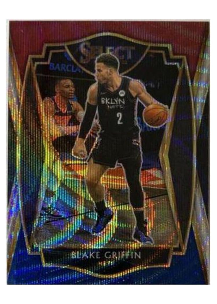 2020-21 Panini Select Base Set Blake Griffin Tri Color Prizm #129 card