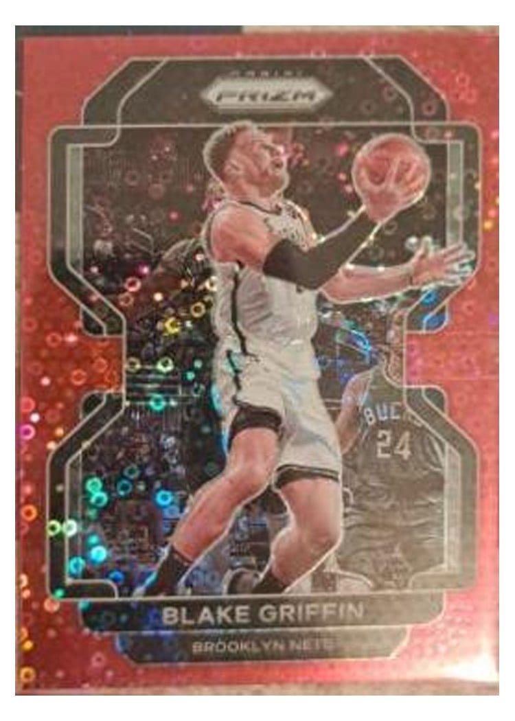 2021-22 Panini Prizm Base Set Blake Griffin Fast Break Red Prizm #178 card