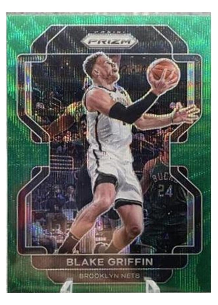 2021-22 Panini Prizm Base Set Blake Griffin Green Wave #178 card