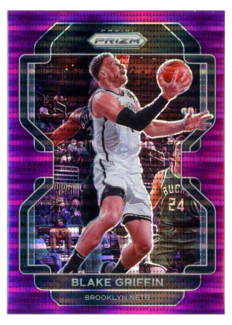 2021-22 Panini Prizm Base Set Blake Griffin Purple Pulsar Prizm #178 card