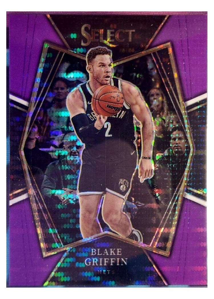 2021-22 Panini Select Base Set Blake Griffin Neon Purple Pulsar #164 card