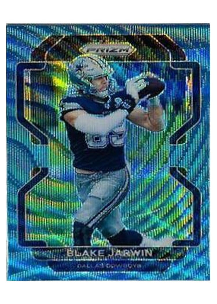 2021 Panini Prizm Base Set Blake Jarwin Blue Wave Prizm #241 card