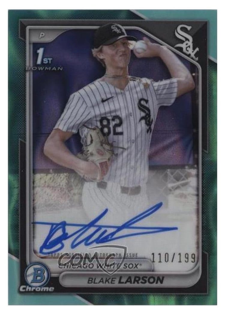 2024 Bowman Draft Chrome Prospect Autographs Blake Larson #CPA-BL card