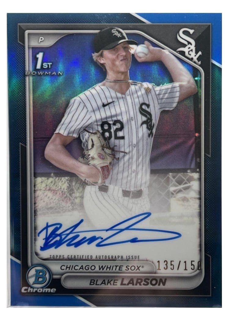 2024 Bowman Draft Chrome Prospect Autographs Blake Larson #CPA-BL card